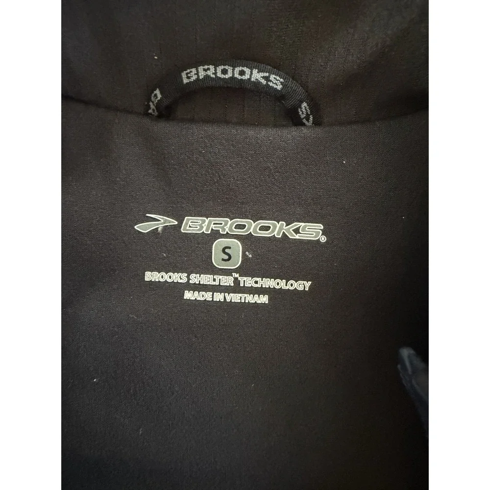 Brooks Shelter Technology Running Vest Men's Small Blue Full Zip Athletic